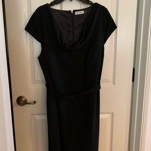 Calvin Klein Black Scoop Neck Dress - EUC